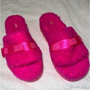 UGG Hot Pink Slides